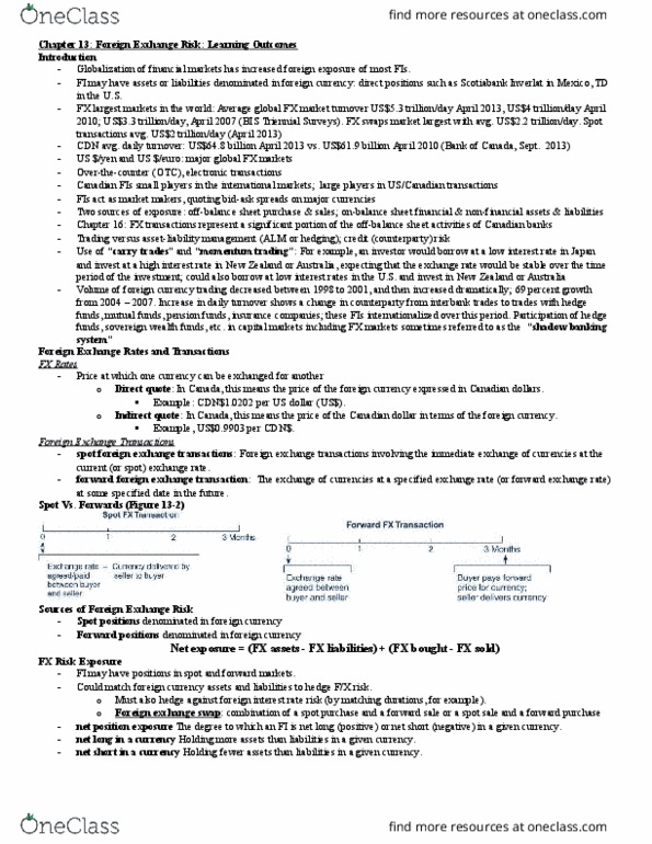 FIN 701 Lecture Notes - Lecture 18: Foreign Exchange Risk, Foreign Exchange Swap, Foreign Exchange Spot thumbnail