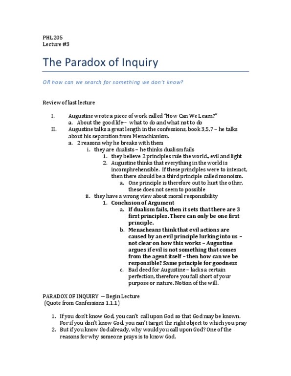 PHL205H1 Lecture Notes - Lecture 3: Paradox (Warez) thumbnail