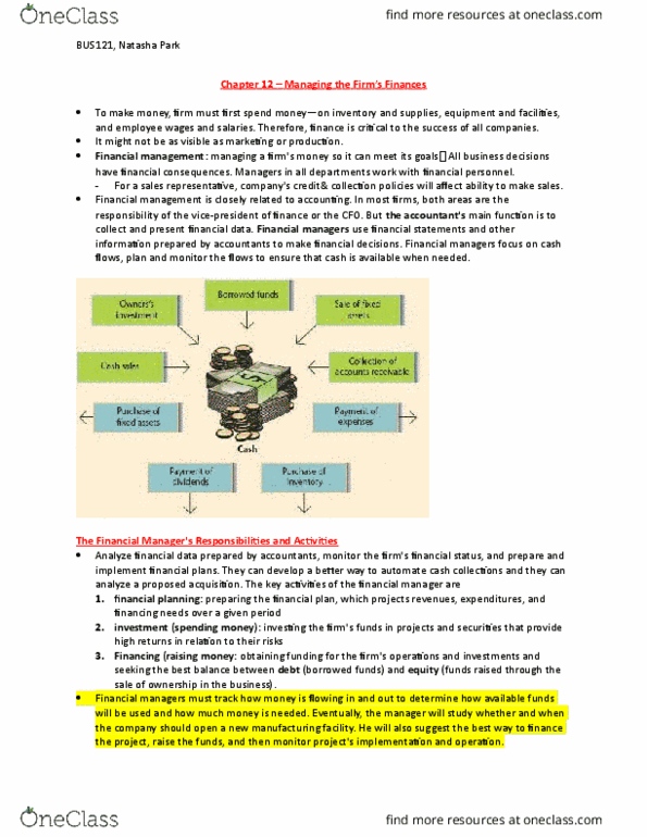 BU121 Lecture Notes - Lecture 17: Mortgage Loan, Commercial Finance, Revolving Credit thumbnail