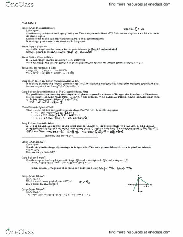 8.02 Lecture Notes - Lecture 1: Electric Potential, Surface Charge thumbnail