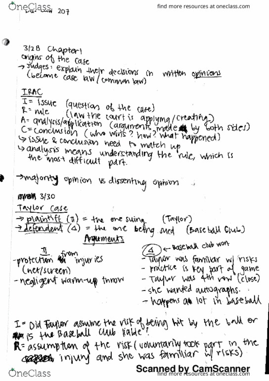 BUS 207 Lecture 2: BUS 207 Chapters 1 and 2 Notes thumbnail