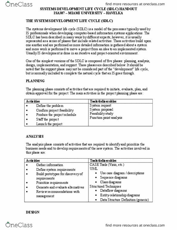 ISA 387 Lecture Notes - Lecture 7: Feasibility Study, Function Point, System Request thumbnail