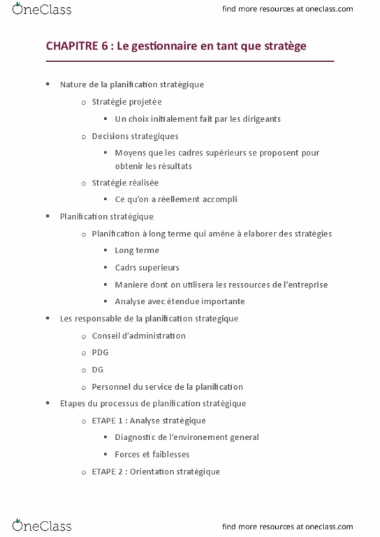 ADM 1500 Lecture Notes - Lecture 6: State Agency For National Security, Pus, Mise En Place thumbnail