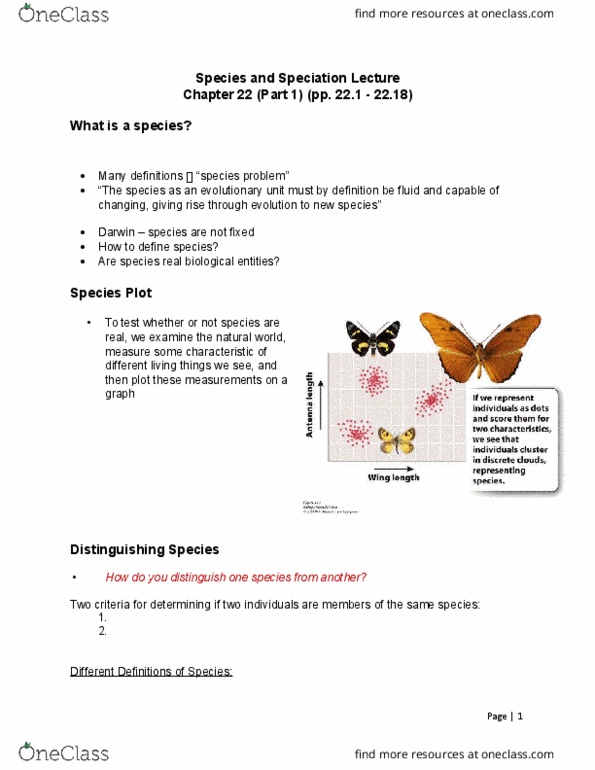 BIOL 1020U Lecture Notes - Lecture 3: Species, Ring Species, Greenish Warbler thumbnail