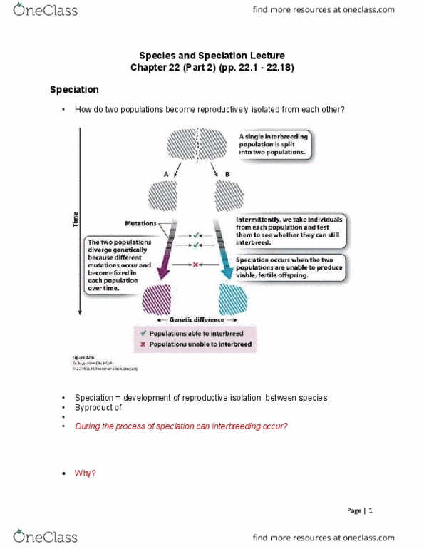 BIOL 1020U Lecture Notes - Lecture 4: Ensatina, Meiosis, Reproductive Isolation thumbnail