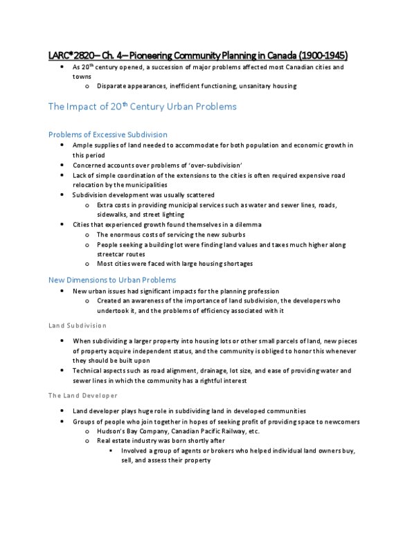 LARC 2820 Lecture Notes - Lecture 4: Speakers Bureau, State Ownership, Harland Bartholomew thumbnail