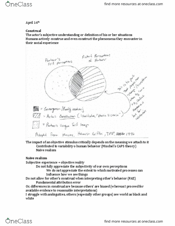 PSYC 333 Lecture Notes - Lecture 24: Nachos, Positive Illusions, Snickers thumbnail