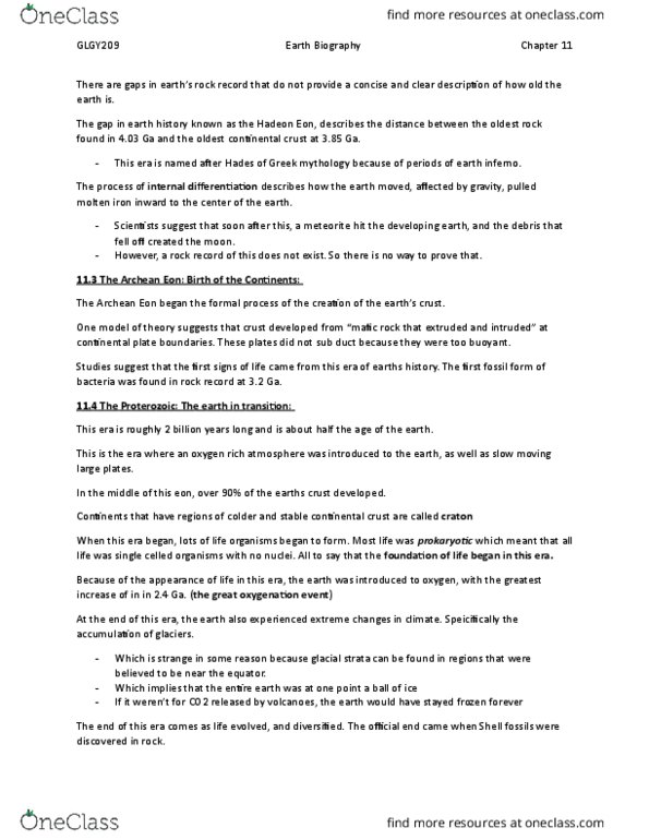 GLGY 209 Chapter Notes - Chapter 11: Large Low-Shear-Velocity Provinces, Laramide Orogeny, Oceanic Crust thumbnail