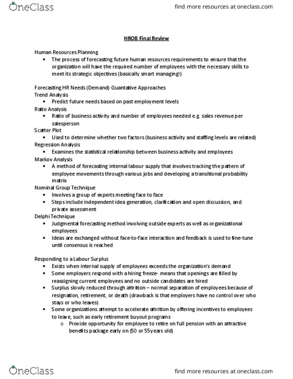COMM101 Lecture Notes - Lecture 6: Performance Appraisal, Reinforcement, Hindsight Bias thumbnail
