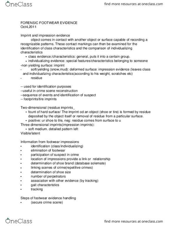 FSC239Y5 Lecture Notes - Lecture 8: Leuco Dye, Methamphetamine, Crystal Violet thumbnail