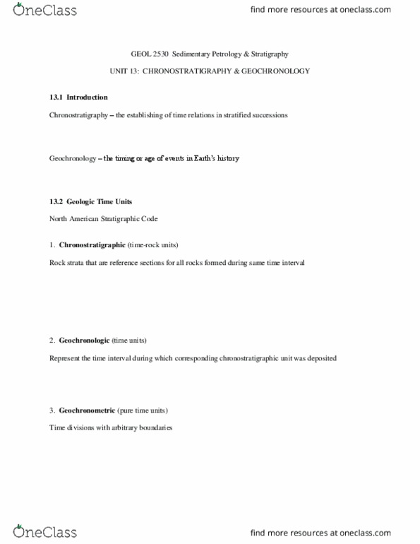 GEOL 2530 Lecture Notes - Lecture 13: Foraminifera, Diagenesis, Pattern Matching thumbnail