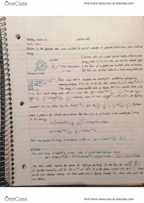 Class Notes For Chem 9 At University Of Calgary U Of C Oneclass
