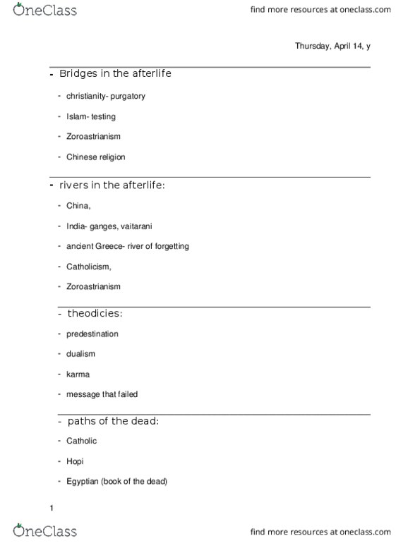 RG ST 12 Lecture Notes - Lecture 20: Kabaka Of Buganda, Cynocephaly, Bhairava thumbnail