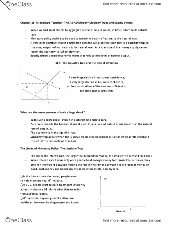 EC290 Chapter Notes - Chapter 11: Stagflation, Fiscal Multiplier, Libor thumbnail