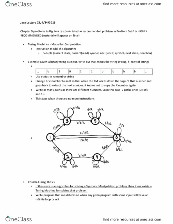 COMS W1004 Lecture Notes - Lecture 23: I Try, Infinite Loop thumbnail