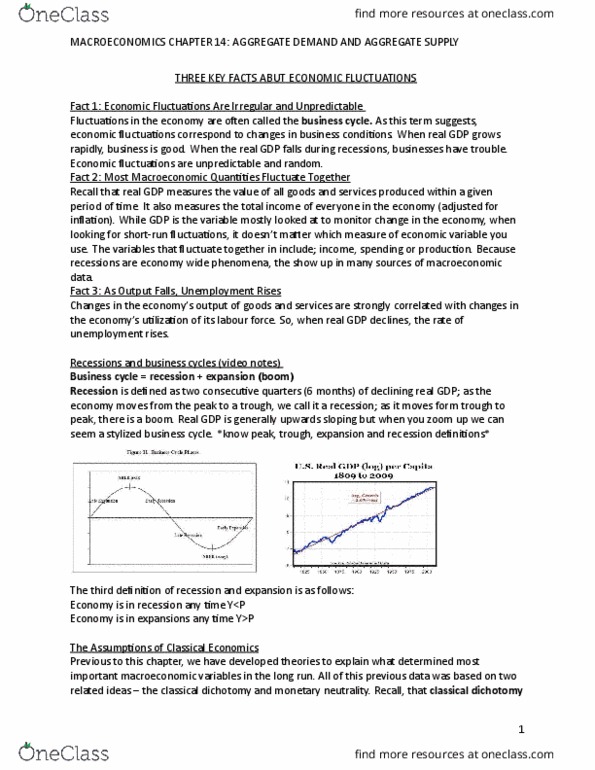 ECON 1BB3 Chapter Notes - Chapter 14: Human Capital, Potential Output, Menu Cost thumbnail