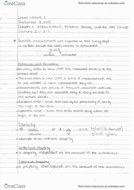 01:160:161 Lecture Notes - Lecture 2: Kinetic Energy, Kilowatt Hour, Exothermic Process thumbnail