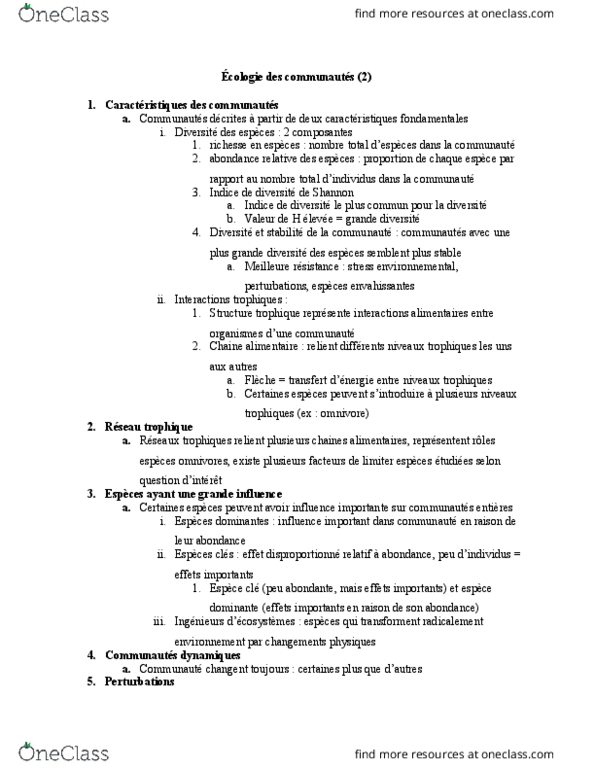 NATS 1540 Lecture Notes - Lecture 4: Omnivore, Zoonosis, Dune thumbnail