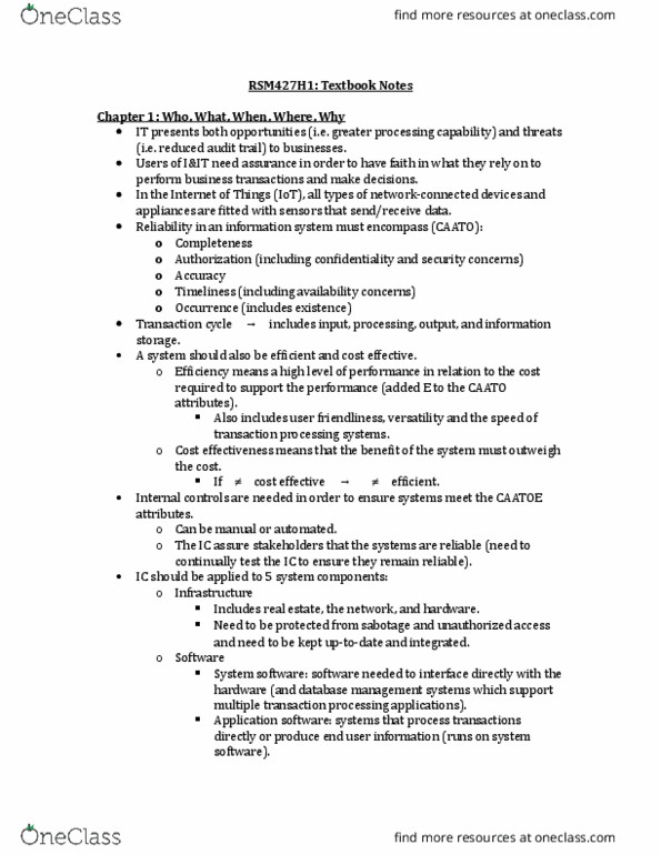 RSM427H1 Chapter Notes - Chapter 1: Relational Database Management System, Sql, Local Area Network thumbnail