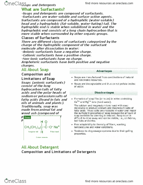 CHEM 208 Lecture Notes - Lecture 6: All About Soap, Potassium Carbonate, Chemical Polarity thumbnail