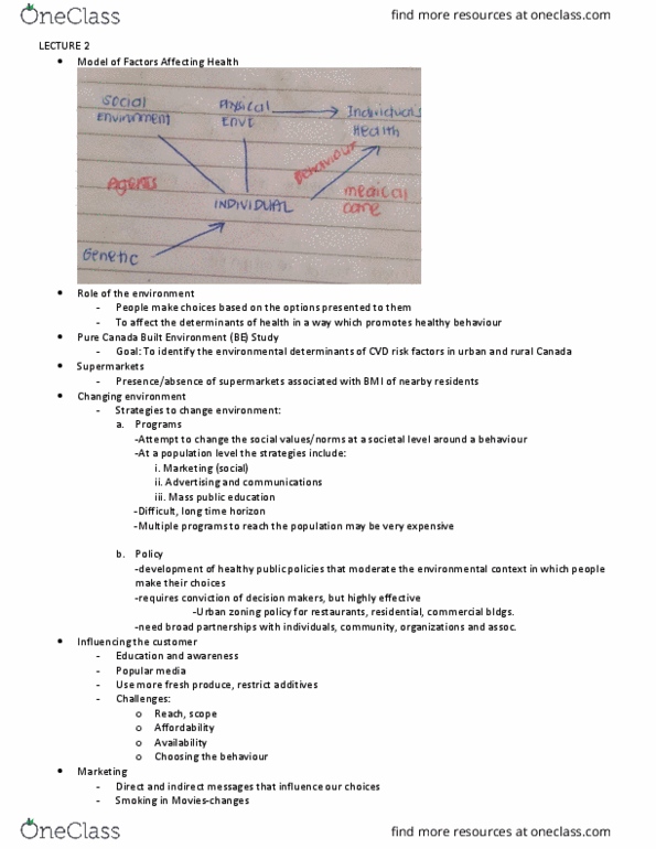 HSCI 211 Lecture 2: DETERMINANTS OF CHRONIC DISEASE thumbnail