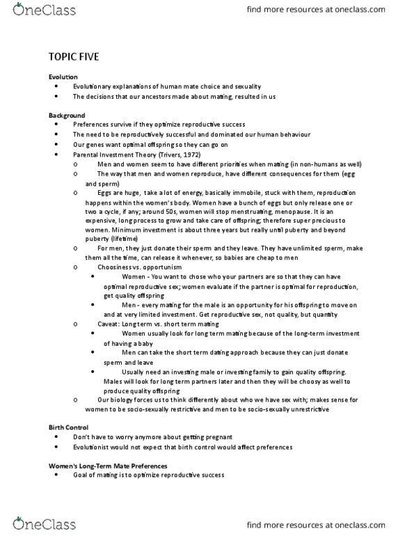 PSYCH 3AC3 Lecture Notes - Lecture 4: Electrodermal Activity, Masturbation, Audrey Hepburn thumbnail