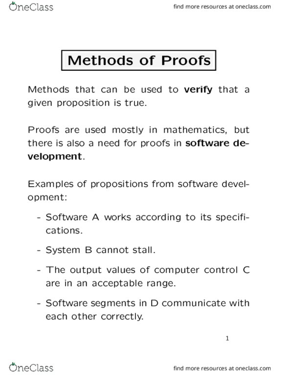 COMP 232 Lecture Notes - Lecture 6: Baggage Handling System, Year 2000 Problem, Software Engineering thumbnail