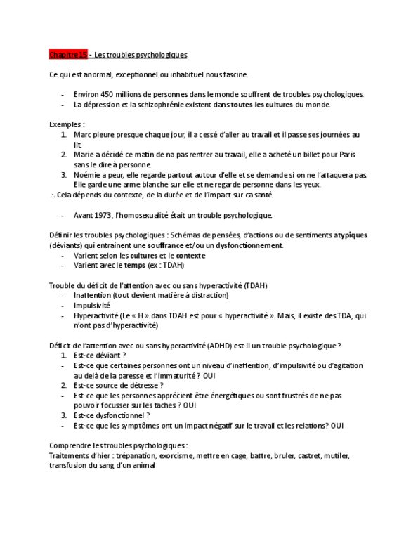 PSY 1502 Lecture Notes - Lecture 15: Chlorpromazine, Jumeau, Dune thumbnail