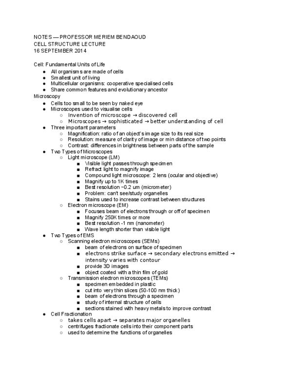 01:119:115 Lecture Notes - Lecture 5: Phagocytosis, Nuclear Lamina, Endoplasmic Reticulum thumbnail