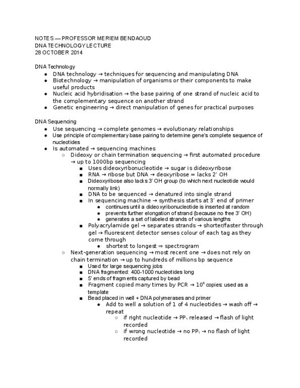 01:119:115 Lecture Notes - Lecture 17: Reverse Transcription Polymerase Chain Reaction, Str Analysis, Polyadenylation thumbnail