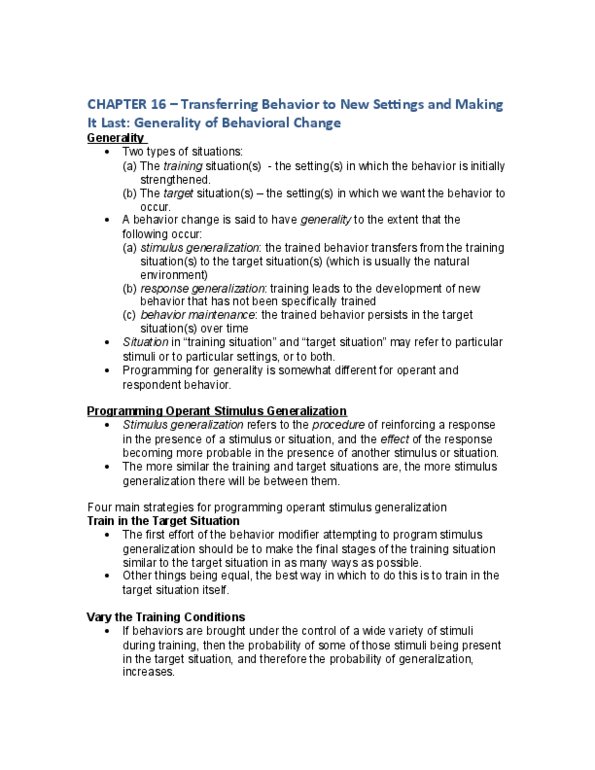 PSYB45H3 Chapter Notes - Chapter 16: Goal Setting, Behavior Management, Vending Machine thumbnail