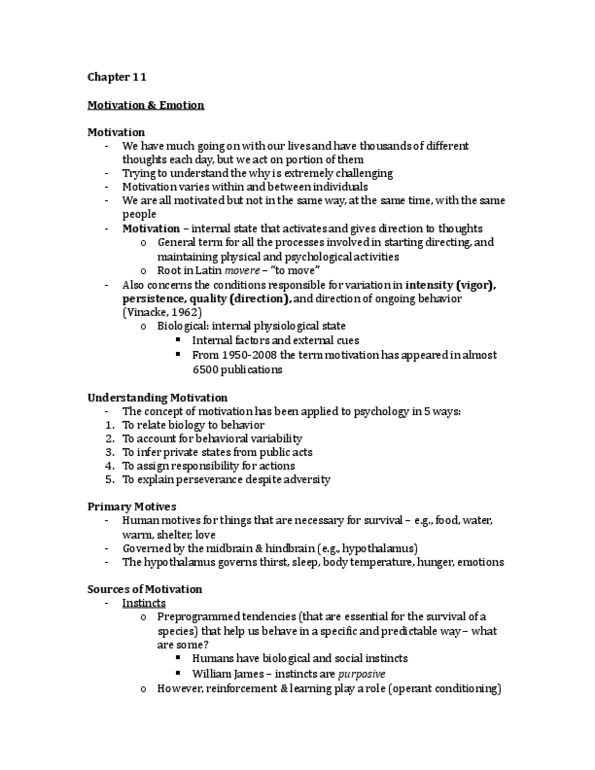 AHSS*1120 Lecture Notes - Lecture 3: Eustress, Walter Bradford Cannon, Thalamus thumbnail