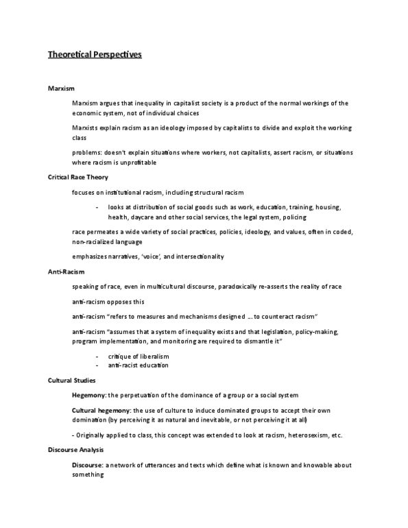 SOC 507 Lecture Notes - Lecture 5: Frantz Fanon, Edward Said, Political Spectrum thumbnail