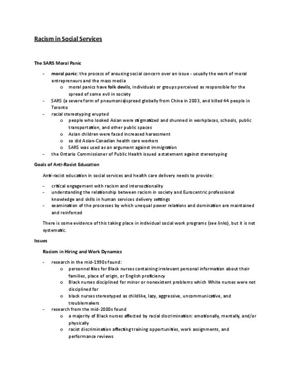 SOC 507 Lecture Notes - Lecture 8: Overdiagnosis, Ethnocentrism, Moral Panic thumbnail