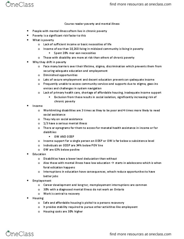 FRHD 3090 Chapter Notes - Chapter reserve: Chronic Poverty, Career Development thumbnail