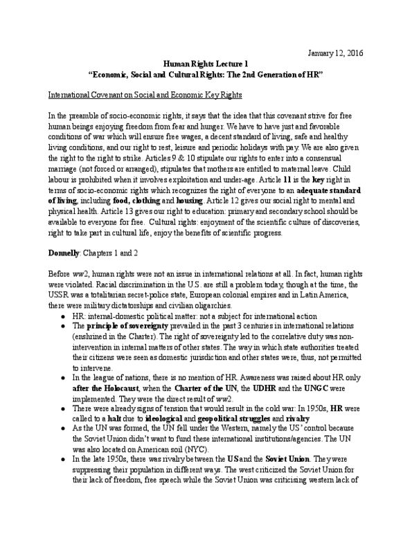 HUMR 1001 Lecture Notes - Lecture 1: General Agreement On Tariffs And Trade, Capital Market, Keynesian Economics thumbnail