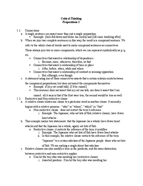MODR 1711 Lecture Notes - Lecture 5: Dependent Clause, Sentence Clause Structure, Relative Pronoun thumbnail