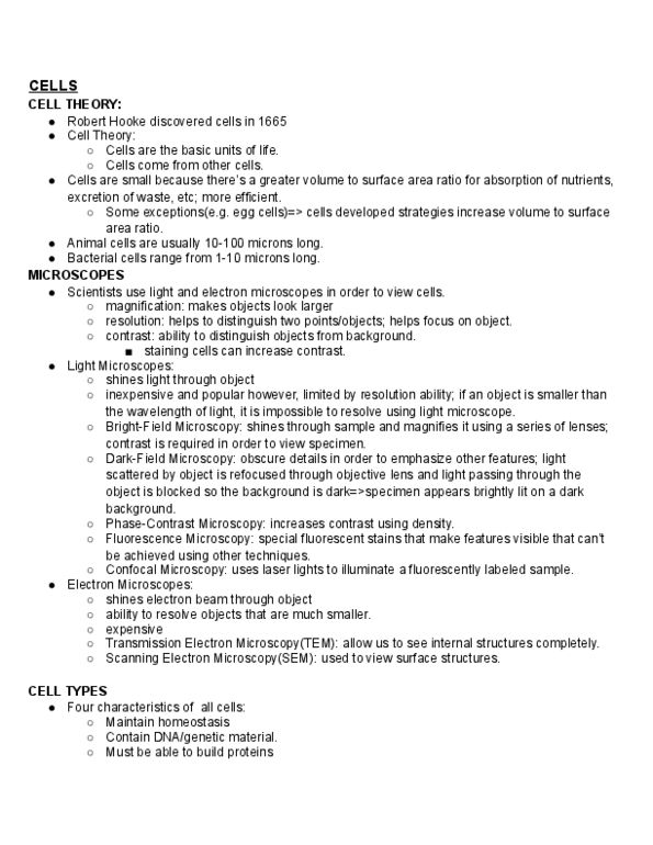 BIOL 1107 Chapter Notes - Chapter 13-14: Phagocytosis, Fokker E.Ii, Intermembrane Space thumbnail