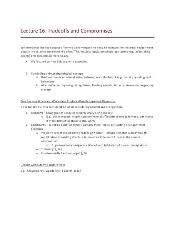 BIO120H1 Lecture Notes - Lecture 16: Evapotranspiration, Gross Anatomy, Muskrat thumbnail