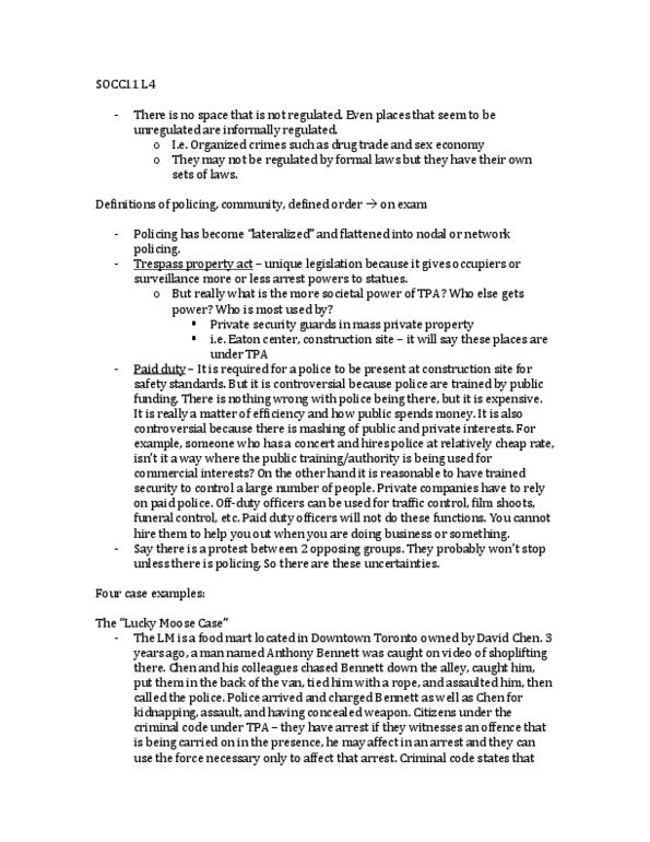 SOCC11H3 Lecture Notes - Lecture 6: Vigilante, Shoplifting, W. M. Keck Observatory thumbnail