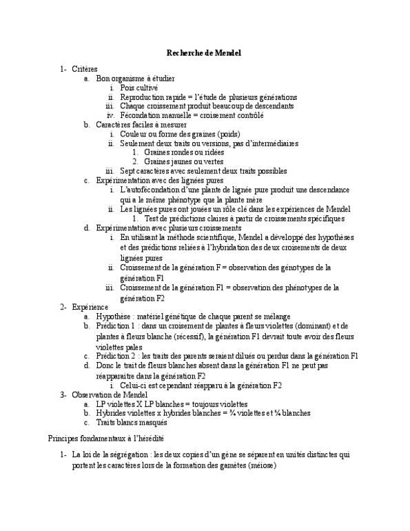 NATS 1540 Lecture Notes - Lecture 11: Dune, Zygosity thumbnail