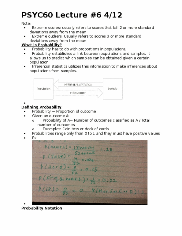 PSYC 60 Lecture Notes - Lecture 6: Unimodality, Frequency Distribution, Scantron Corporation thumbnail