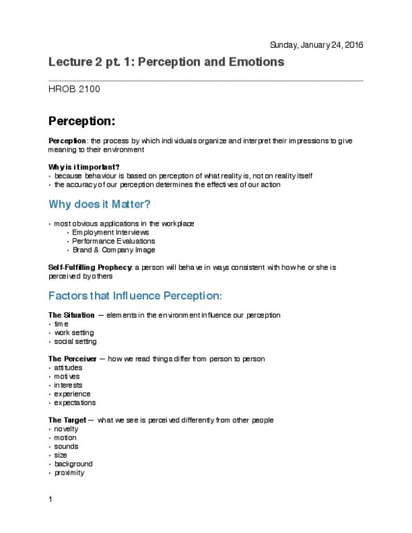 HROB 2100 Lecture Notes - Lecture 2: Fundamental Attribution Error thumbnail