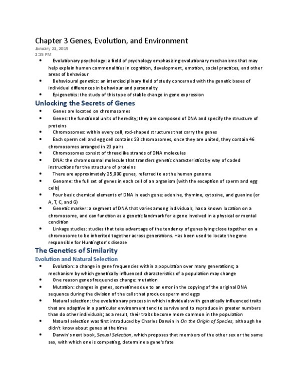 PSY 120 Chapter Notes - Chapter 3: Language Acquisition Device, Universal Grammar, Genetic Marker thumbnail