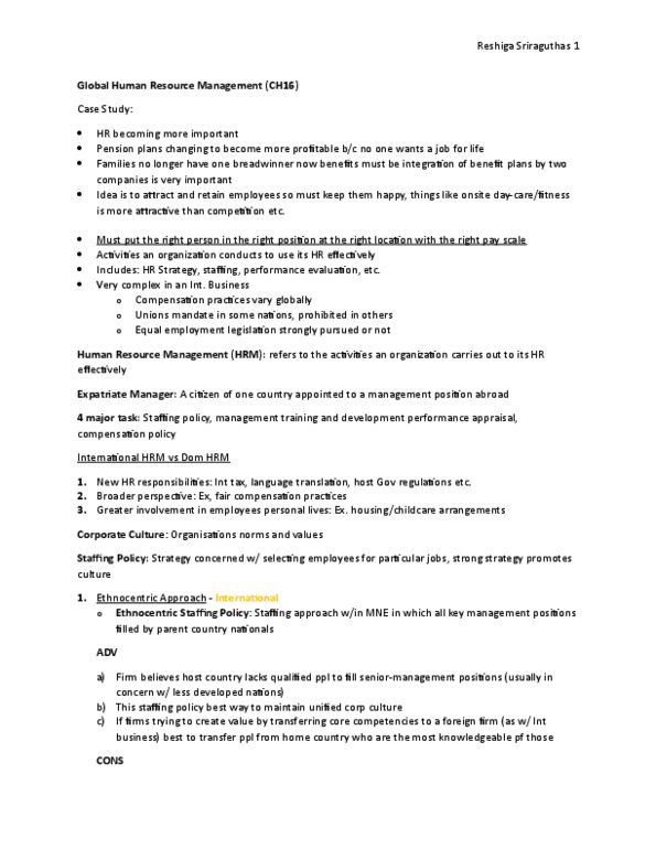 BUSI 2701 Chapter Notes - Chapter 16: List Of Countries' Copyright Lengths, Performance Appraisal, A.D. Vision thumbnail