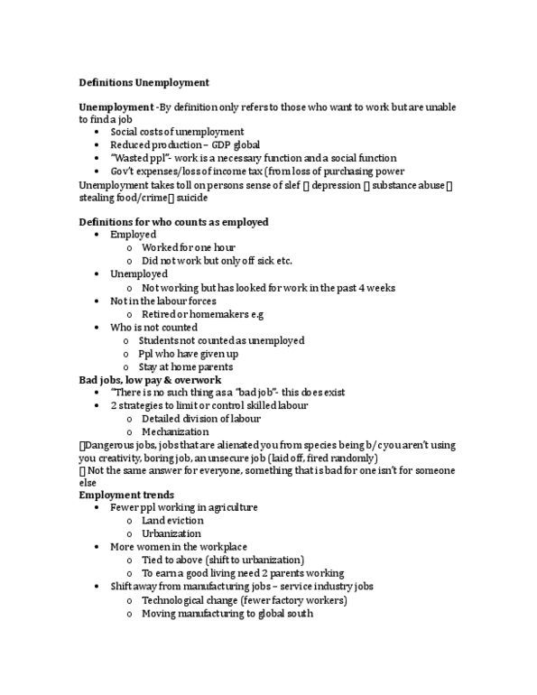 SOAN 2040 Lecture Notes - Lecture 6: Technological Change thumbnail