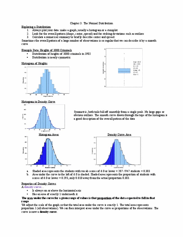 Statistical Sciences 1024A/B Lecture Notes - Lecture 3: Medes, Standard Score, Random Variable thumbnail