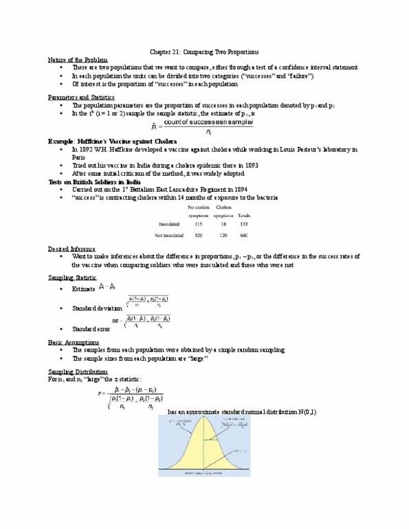 Statistical Sciences 1024A/B Lecture Notes - Lecture 21: Sampling Distribution, Statistic, Test Statistic thumbnail