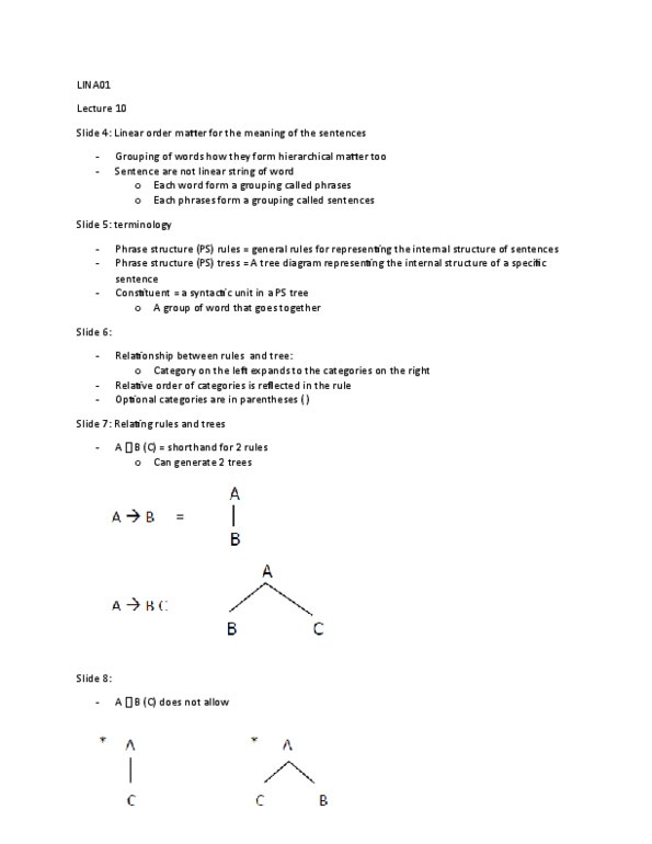 LINA01H3 Lecture Notes - Lecture 10: The Nice, Tree Structure, Pro-Form thumbnail