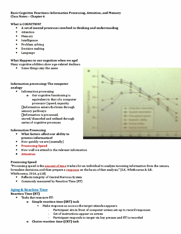 PSY 402 Lecture Notes - Lecture 6: Information Processing, Flappy Bird, Longitudinal Study thumbnail